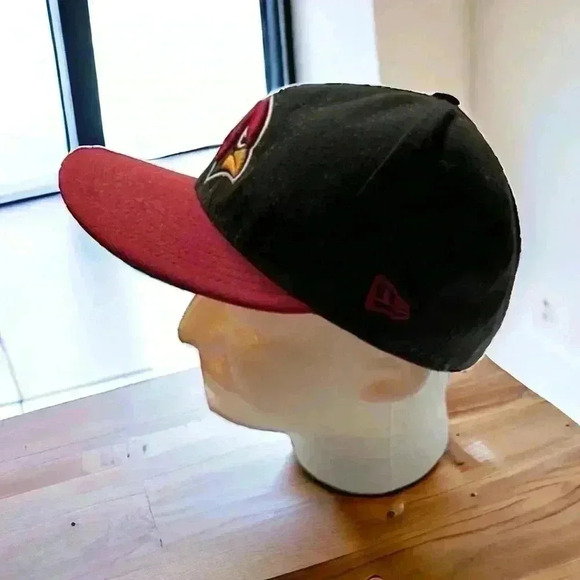 Arizona Cardinals New Era  Black and Red Fitted Ball Cap. Size 7 5/8. #NFL - Picture 6 of 6